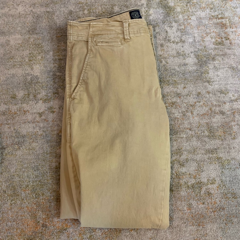 American Eagle Khaki Active Flex Slim